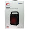 MyBat Pro Nova Series Portable Bluetooth LED Speaker - Black / Red (RSKUSU011R)