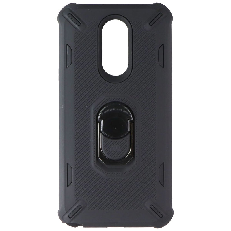 Mybat Premium Rugged Non-Slip Case with Kickstand for LG Stylo 5 - Black