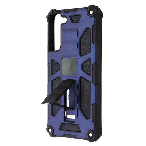 MyBat Sturdy Hybrid Kickstand Case for Samsung Galaxy S22+ (Plus) - Blue/Black