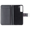 Mybat MyJacket Wallet Case for Samsung Galaxy S22 - Black Leather