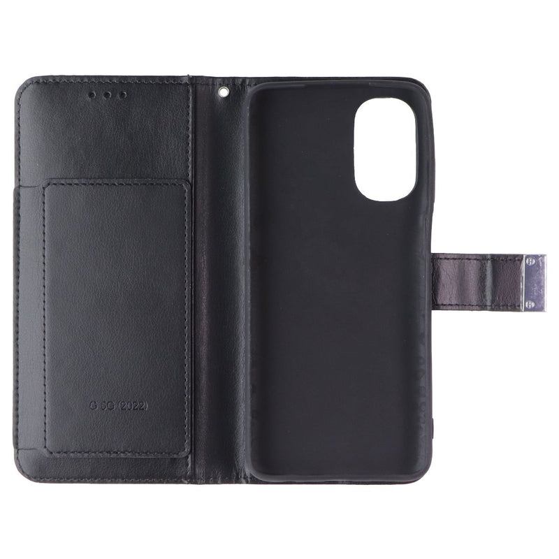Mybat MyJacket Wallet w/ Magnetic Clasp for Motorola Moto G 5G (2022) - Black