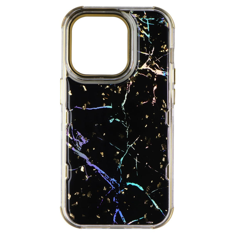 MyBat Pro Tuff Series Case for Apple iPhone 14 Pro - Black Marbling / Gold