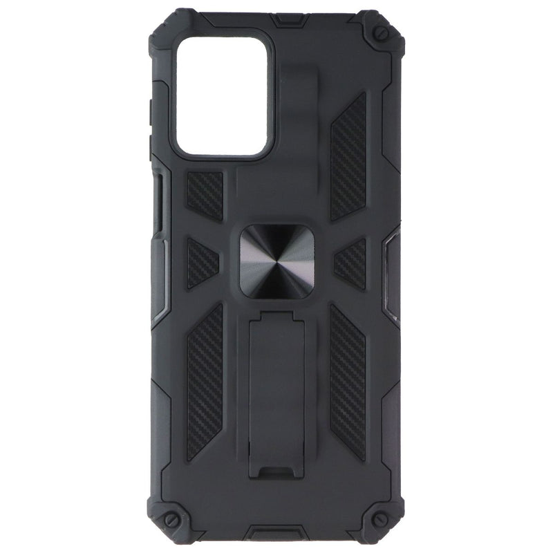 MyBat Sturdy Hybrid Case with Kickstand for Motorola Moto G 5G (2023) - Black
