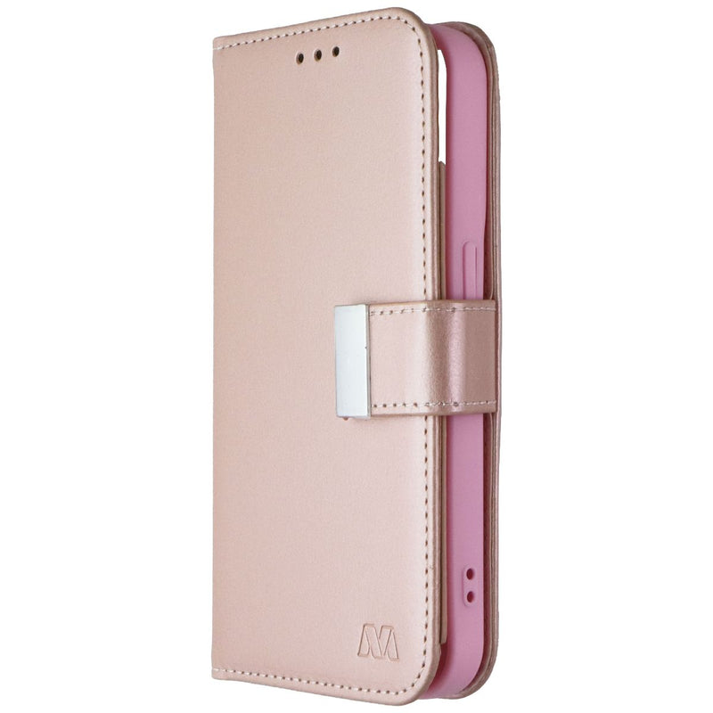 MyBat Pro MyJacket Xtra Series Wallet Case for Apple iPhone 15 Pro - Rose Gold