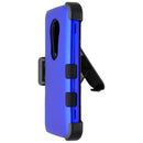 MyBat TUFF Hybrid Series Case & Holster for Motorola Moto G6 Play - Blue/Black