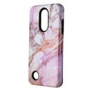 MyBat Fuse Hybrid Hard Case for LG Aristo 3/Aristo 2 - Pink/Purple Marble