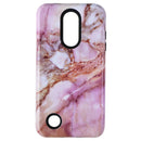 MyBat Fuse Hybrid Hard Case for LG Aristo 3/Aristo 2 - Pink/Purple Marble