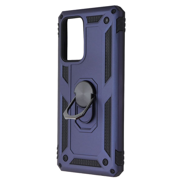 MyBat Slim Ring Stand Case for Samsung Galaxy A52 5G - Blue / Black