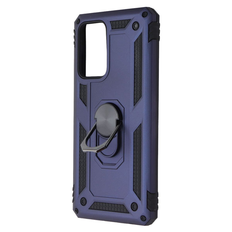 MyBat Slim Ring Stand Case for Samsung Galaxy A52 5G - Blue / Black