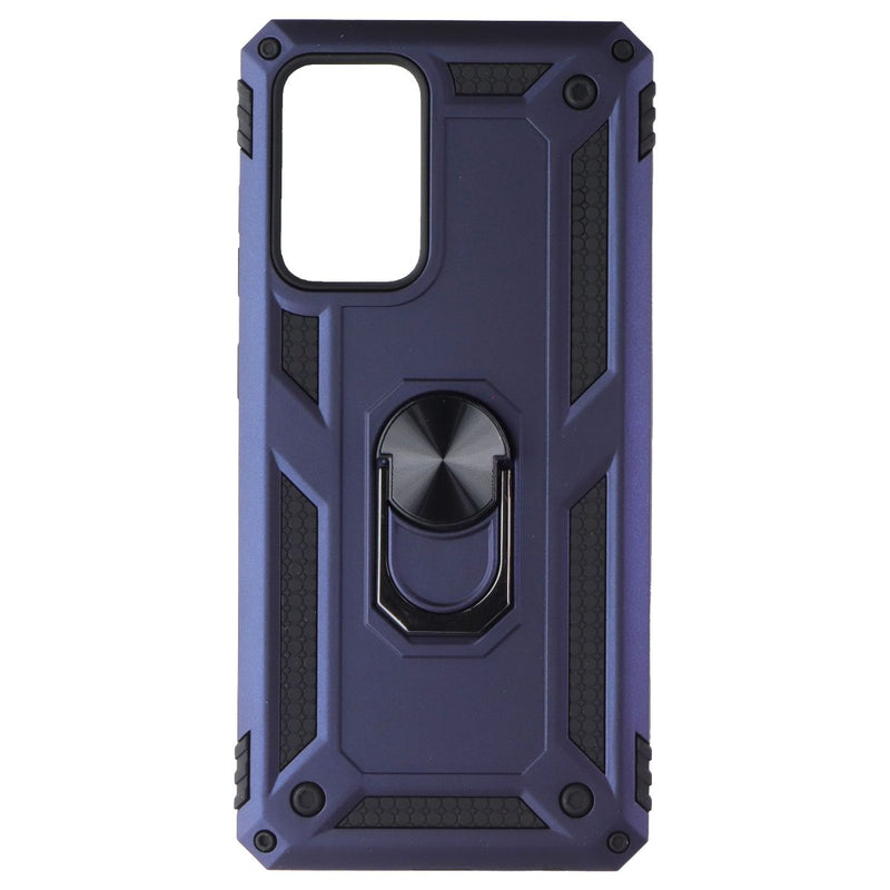 MyBat Slim Ring Stand Case for Samsung Galaxy A52 5G - Blue / Black