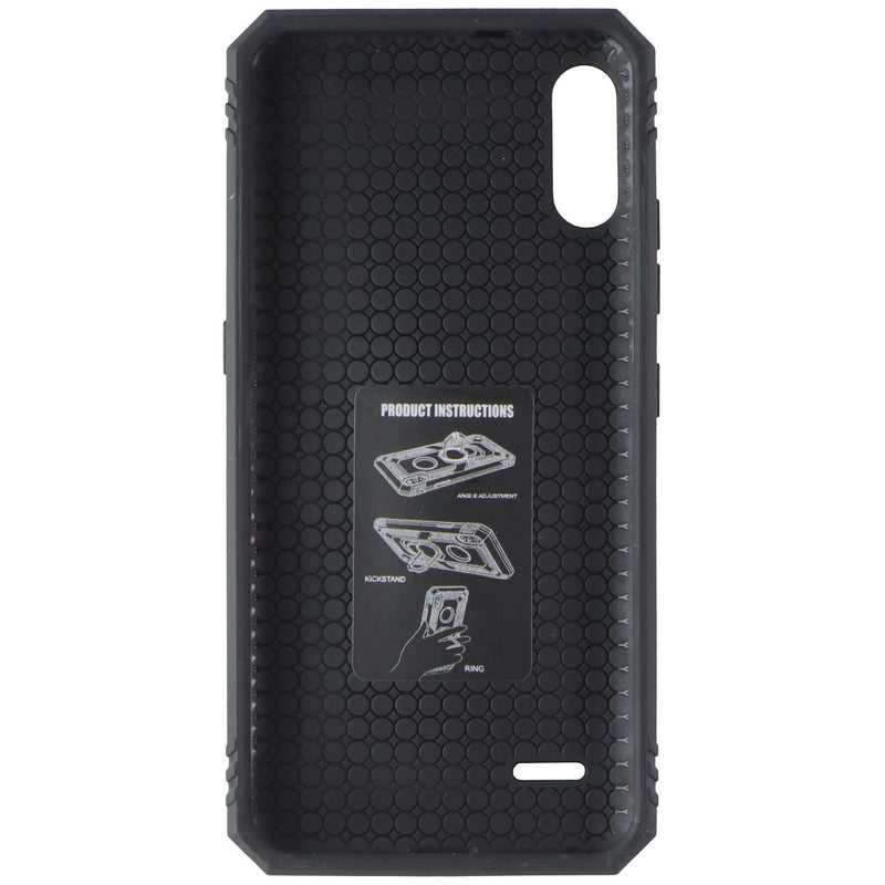Mybat Premium Case with Ring Stand for LG K22 - Blue / Black