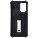 Mybat Sturdy Case with Stand for Samsung Galaxy A72 5G - Gray/Black Camouflage
