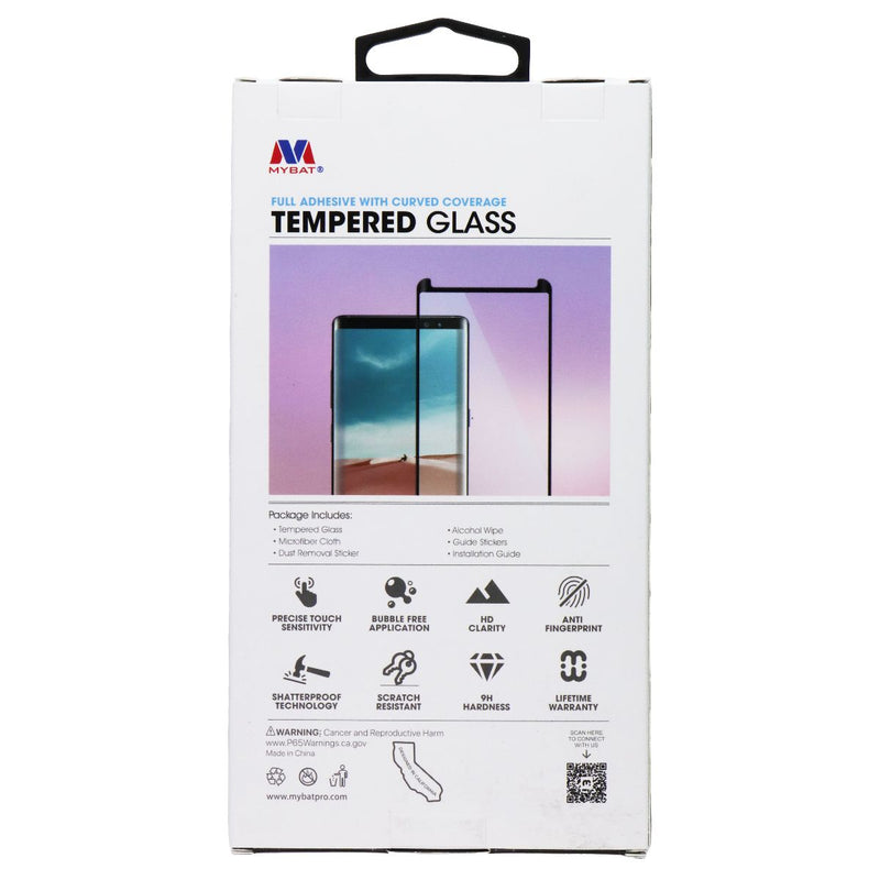 Mybat Full Adhesive Tempered Glass for Samsung Galaxy S9 Plus - Curved