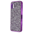 MyBat Encrusted Rhinestones Hybrid Case for Samsung Galaxy A10e - Purple Glitter