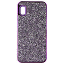 MyBat Encrusted Rhinestones Hybrid Case for Samsung Galaxy A10e - Purple Glitter