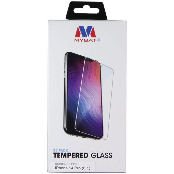 Mybat Tempered Glass Screen Protector for Apple iPhone 14 Pro - 25 Pack