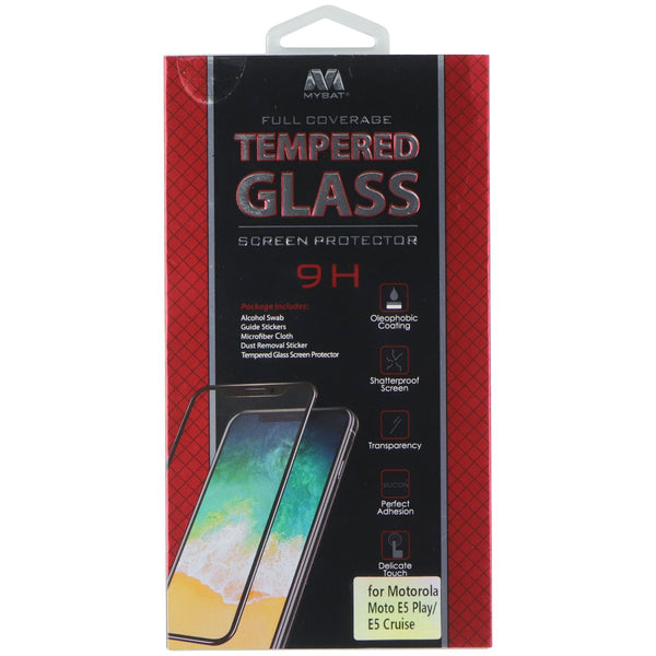 Mybat Full Coverage 9H Tempered Glass for Motorola Moto E5 Play / E5 Cruise