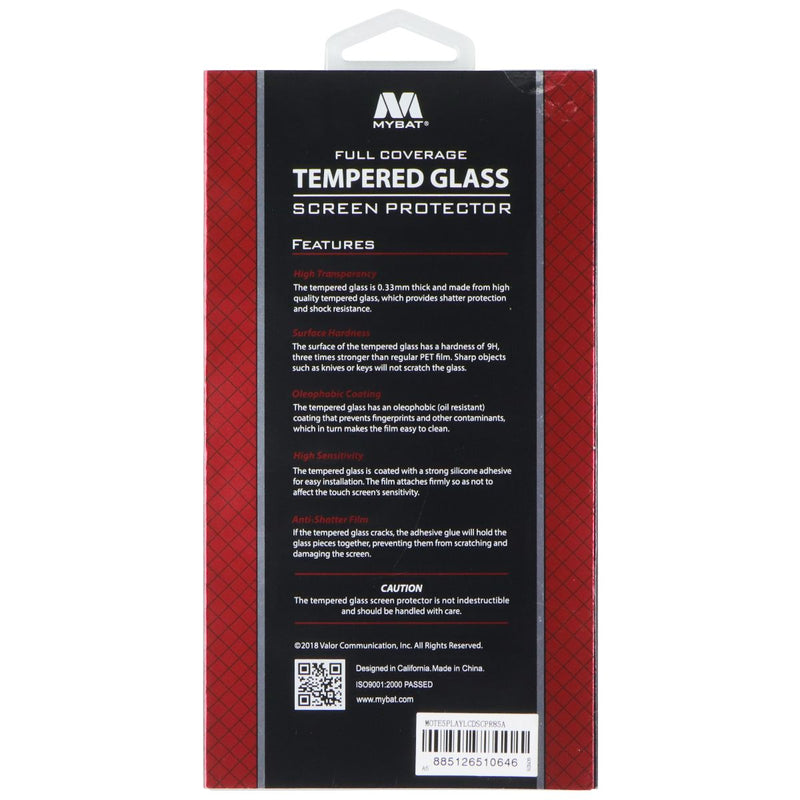 Mybat Full Coverage 9H Tempered Glass for Motorola Moto E5 Play / E5 Cruise