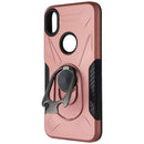 Mybat Premium Rugged Non-Slip Case w/ Kickstand for Motorola Moto E6 - Rose Gold