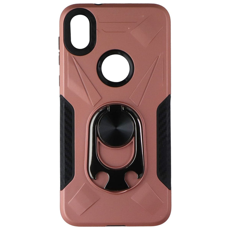 Mybat Premium Rugged Non-Slip Case w/ Kickstand for Motorola Moto E6 - Rose Gold