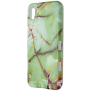 MyBat Premium Dual Layer Case for Motorola Moto E6 - Green Marble