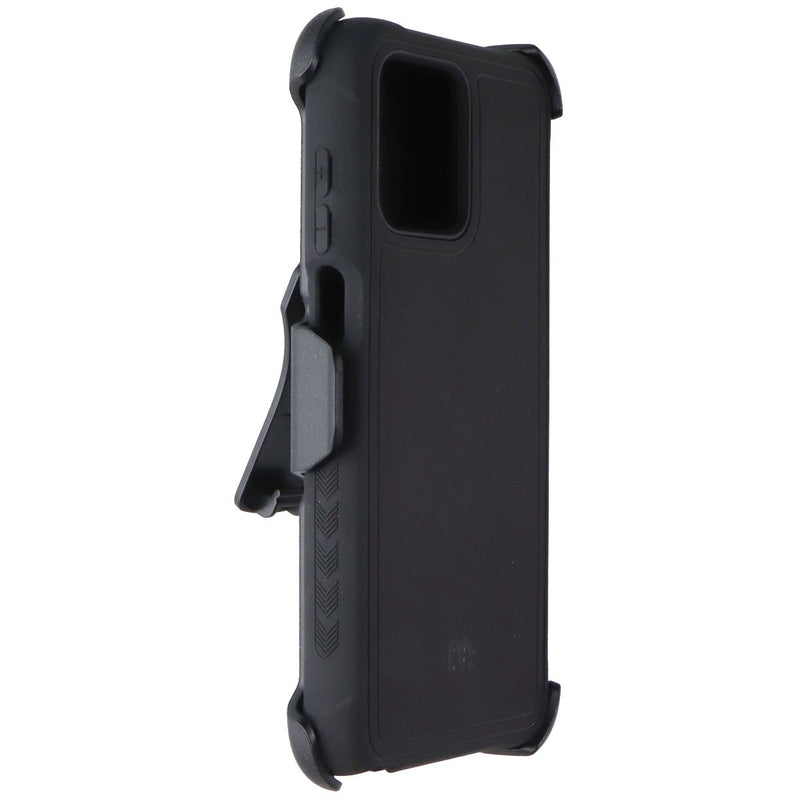 Mybat Pro Maverick Series Case + Holster for Motorola Moto G Stylus 2023 - Black