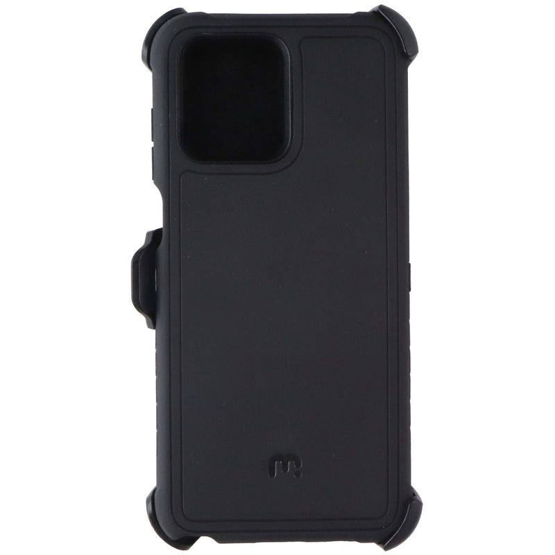 Mybat Pro Maverick Series Case + Holster for Motorola Moto G Stylus 2023 - Black