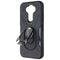 Mybat Premium Rugged Non-Slip Case with Kickstand for LG K31 - Black