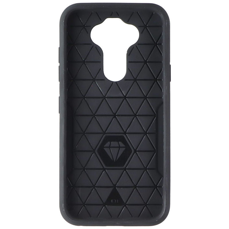 Mybat Premium Rugged Non-Slip Case with Kickstand for LG K31 - Black