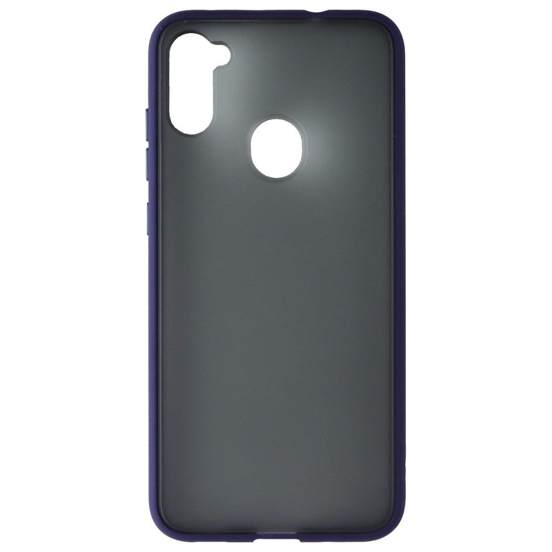 MyBat Frost Hybrid Series Case for Samsung Galaxy A11 - Smoke / Blue