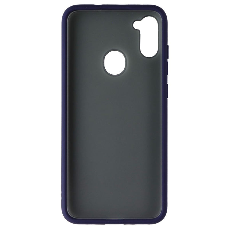 MyBat Frost Hybrid Series Case for Samsung Galaxy A11 - Smoke / Blue