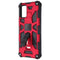 MyBat Sturdy Hybrid Series Kickstand Case for Samsung Galaxy A02s - Red / Black
