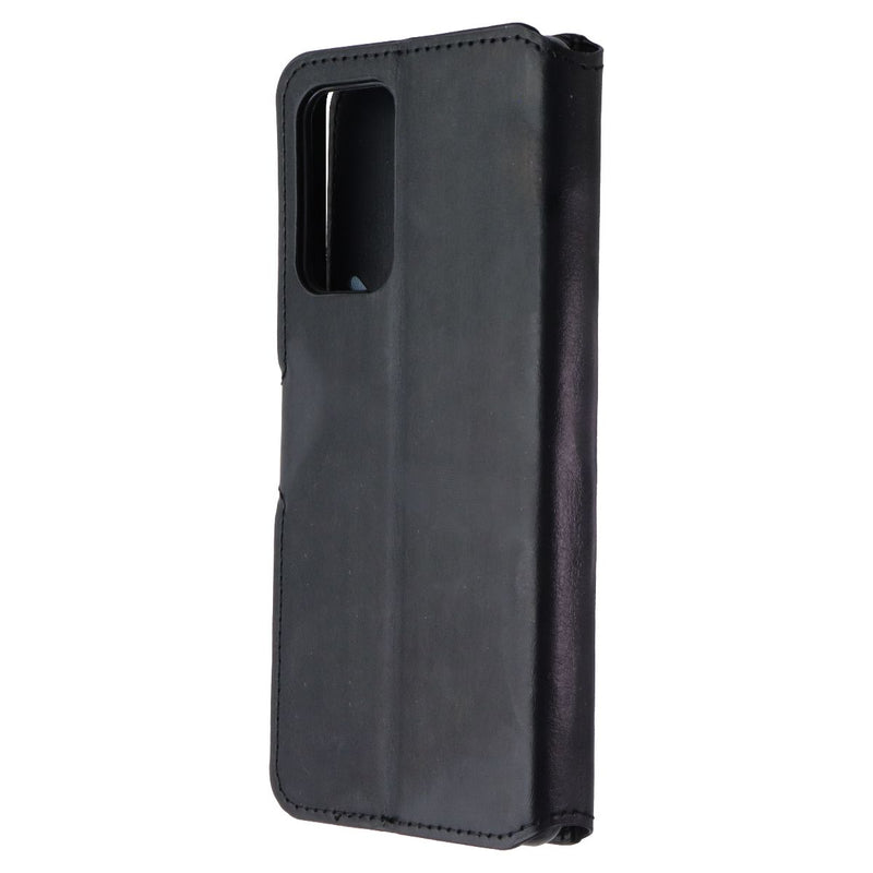 MyBat MyJacket Wallet Folio Case for Samsung Galaxy A52 (5G) - Black Leather