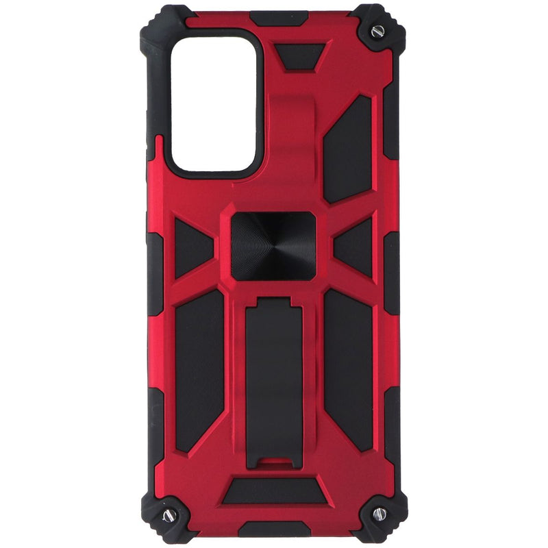 Mybat Case with Kickstand for Samsung Galaxy A52 5G - Red / Black