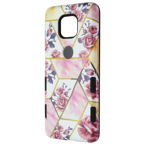 MyBat Pro TUFF Subs Series Case for Motorola Moto G Power (2021) - Marble Roses
