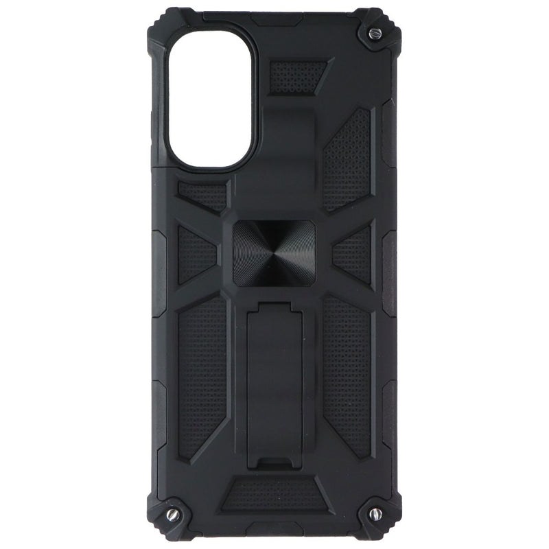 Mybat Rugged Kickstand Case for Motorola Moto G 5G (2022) - Black