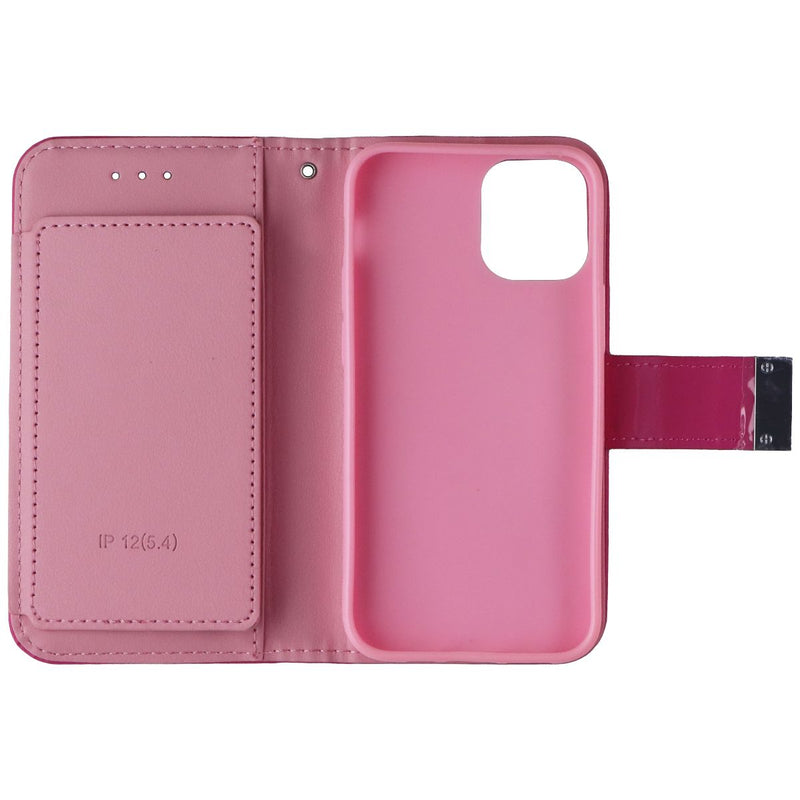 MyBat MyJacket Wallet Case for Apple iPhone 12 Mini - Hot Pink