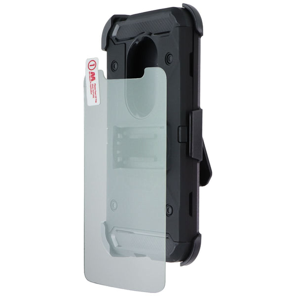 MyBat 3 in 1 Kinetic Hybrid Case for Motorola Moto G7 Play - Black
