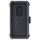 MyBat 3 in 1 Kinetic Hybrid Case for Motorola Moto G7 Play - Black