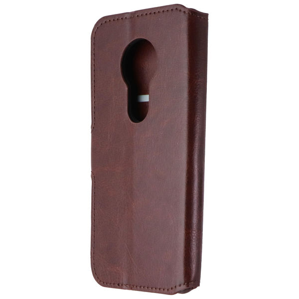 MyBat MyJacket Wallet Case for Motorola Moto G7 Play - Brown