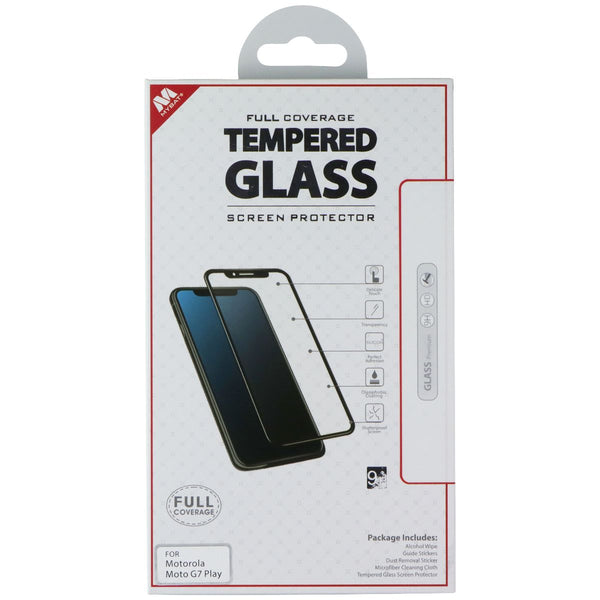 MyBat 9H Full Coverage Tempered Glass Screen Protector Motorola Moto G7 Play