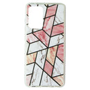 MyBat Geometric Case for Samsung Galaxy A52 5G - Pink / White