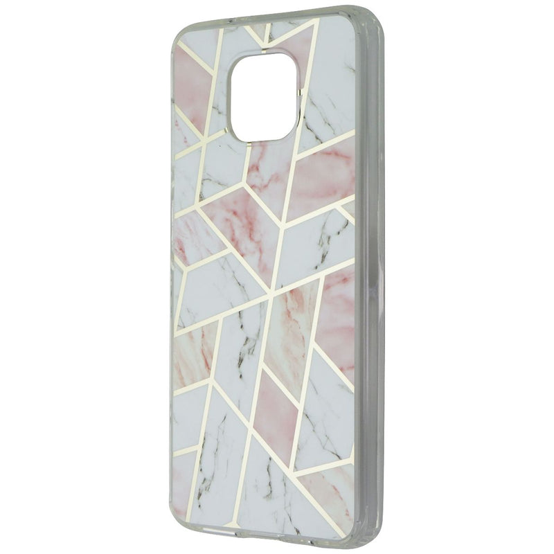 Mybat Dual Layer Protective Case for Motorola Moto G Power (2021) - Pink Marble