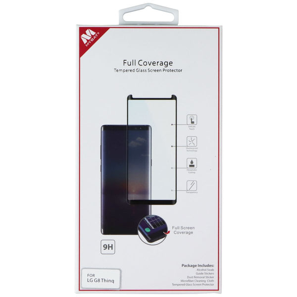 MyBat Full Coverage Tempered Glass for LG G8 Thinq - Black Edges