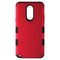 MyBat Tuff Hybrid Series Case for LG Stylo 5 - Titanium Red/Black