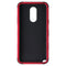MyBat Tuff Hybrid Series Case for LG Stylo 5 - Titanium Red/Black