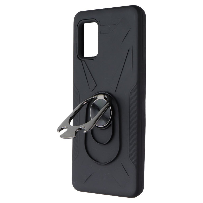 MyBat Dual Layer Hard Case with Holder/Stand for Galaxy A51 5G - Black