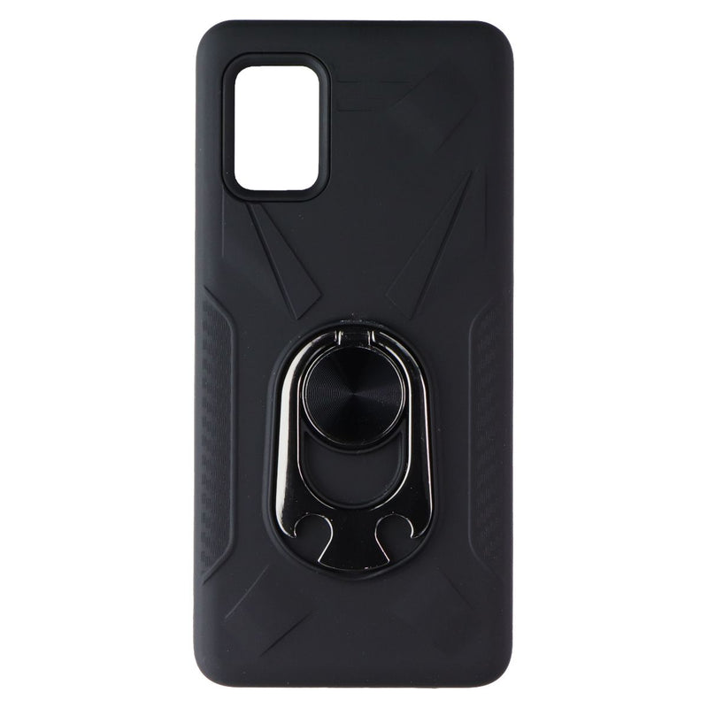 MyBat Dual Layer Hard Case with Holder/Stand for Galaxy A51 5G - Black
