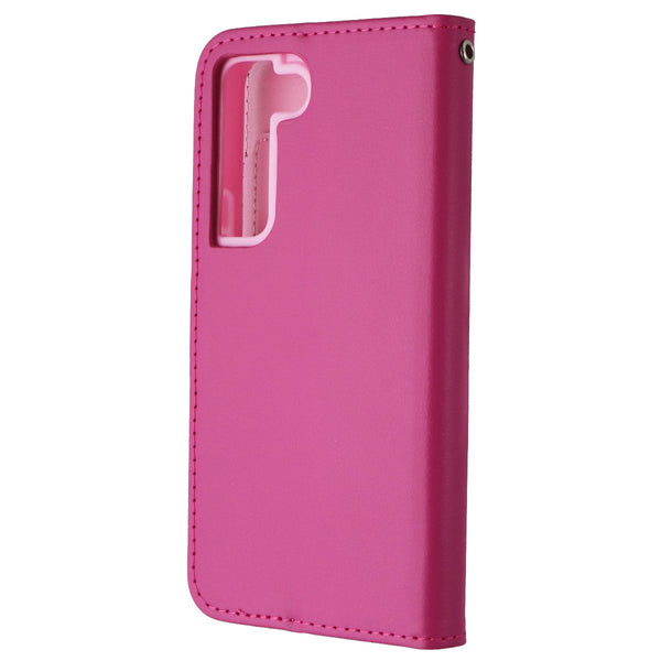 Mybat MyJacket Wallet Case for Samsung Galaxy S22 - Pink Leather