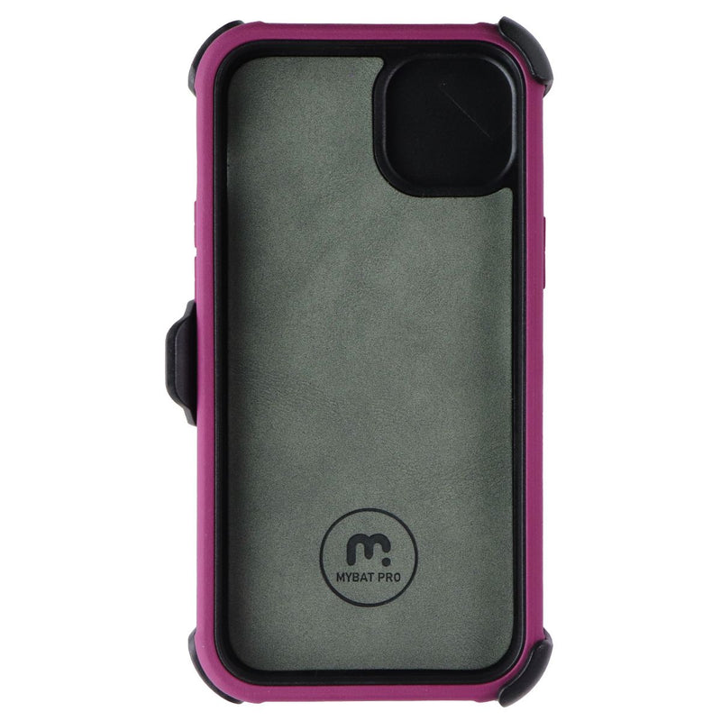 MyBat Pro Maverick Series Case and Holster for Apple iPhone 14 Plus - Plum